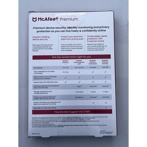 McAfee+ Premium Individual for Unlimited Users Windows/Mac/Android/iOS/ChromeOS